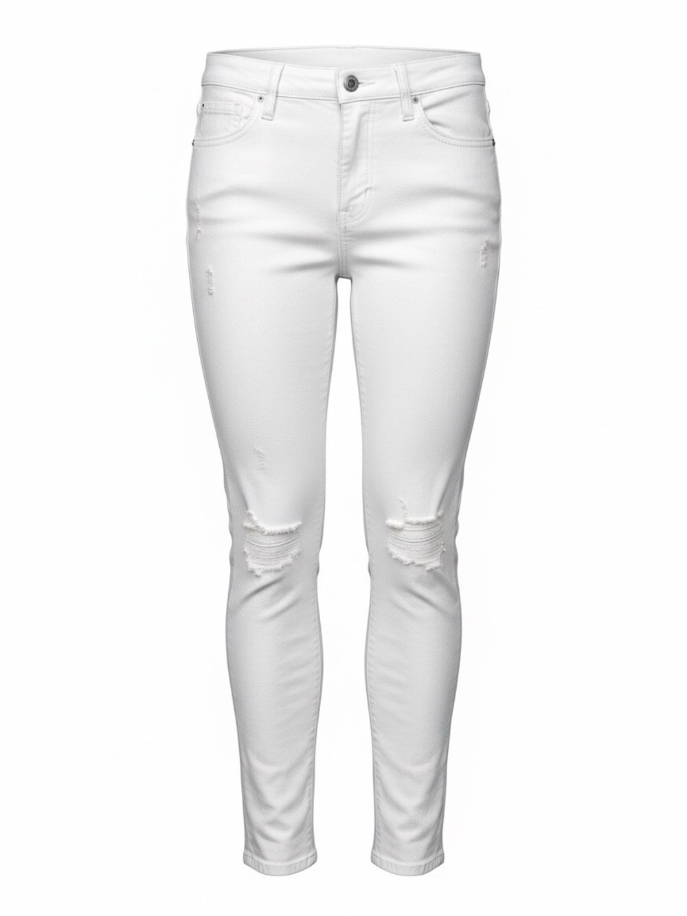 Lucky Siena BoyFriend Low Rise White Jeans Sz 6 28